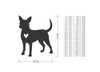 Wooden Chihuahua Love Cutout - Wall Art, Home Decor