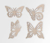 Wooden Butterflies (Set of 4) - Fun DIY Decor for Little Girl's Room