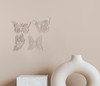 Wooden Butterflies (Set of 4) - Fun DIY Decor for Little Girl's Room
