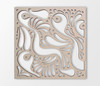 Wooden Floral Lattice - Mandala Wall Art for Home Decor