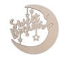 Wooden Shape Sweet Dreams Moon - Wooden Cutout, Wall Art, Home Decor