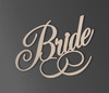 Bride Wedding Decor Word Cutout - Home Decor
