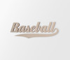 Baseball Wall Hanging Word Cutout "Football"