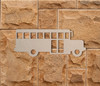 Wooden School Bus Cutout - Wall Art, Home Decor