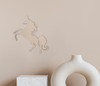 Wooden Unicorn Shape Cutout - Wall Art, Home Decor