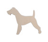 Wooden Dog Wall Art Silhouette Cutout - Welsh Terrier