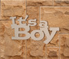 "It's a Boy" Gender Reveal Word Art - Cutout, Home Decor