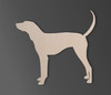 Wooden Dog Wall Art Silhouette Cutout - Treeing Walker Coonhound