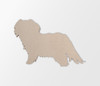 Wooden Dog Wall Art Silhouette Cutout - Zuchon