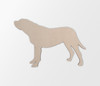 Wooden Mastiff Dog Wall Art Silhouette Cutout - Gift for Pet Lovers