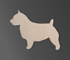 Wooden Dog Wall Art Silhouette Cutout - Norwich Terrier