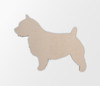 Wooden Dog Wall Art Silhouette Cutout - Norwich Terrier