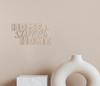 "Home Sweet Home" Wooden Sign - Cutout