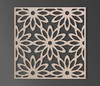 Wooden Flower Lattice - Yard Decor, Mandala Wall Art