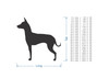 Wooden Xoloitzcuintli Dog Wall Art Silhouette Cutout