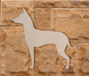 Wooden Xoloitzcuintli Dog Wall Art Silhouette Cutout