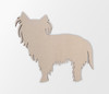Wooden Yorkshire Terrier Dog Silhouette Cutout - Pet Lover Gift