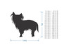 Wooden Yorkshire Terrier Dog Silhouette Cutout - Pet Lover Gift
