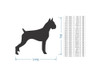 Boxer Dog Wooden Cutout - Wall Art, Home Decor