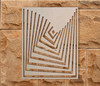 Wooden Twist Lattice Overlay - Cutout, Wall Art, Home Decor