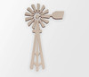 Wooden Windmill Cutout - Wall Art, Home Decor