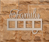 Family Photo Frame - Wooden Cutout for Wall Art