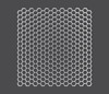 Honeycomb Pattern Metal Wall Art - Metal Home Decor