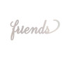 Metal Wall Art Word Cutout - "FRIENDS"