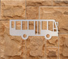 Metal City Bus Wall Art - Metal Cutout Boy's Room Decor