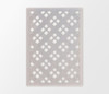 Metal Criss Cross Pattern Wall Art - Metal Cutout