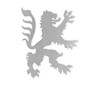 Heraldic Lion Metal Wall Art - Metal Cutout, Home Decor