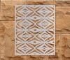 Metal Wall Art - Rug Pattern Metal Sign Cutout
