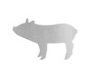 Metal Wall Art Metal Sign Pig - Pig Cutout, Home Decor