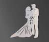 Metal Wall Art Bride and Groom Sign - Metal Cutout, Wall Art