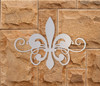 Metal Wall Art - Fleur de Lis Metal Sign: Cutout, Home Decor