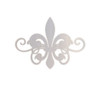Metal Wall Art - Fleur de Lis Metal Sign: Cutout, Home Decor
