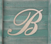 Wooden Letter - Choose from Large or Small sizes, with elegant Cursive style