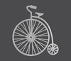 Metal Wall Art: Vintage Bicycle Metal Sign - Metal Cutout for Wall Art
