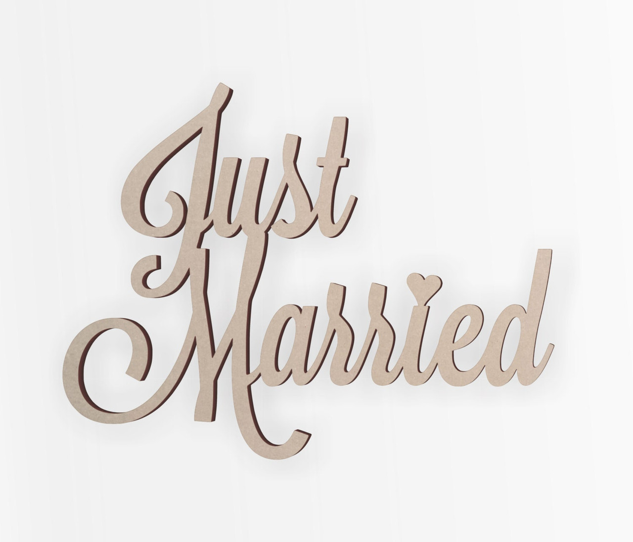 just married printable