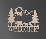 Welcome Wooden Sign: Warm and Inviting Home Decor