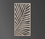 Wood Palm Leaf Lattice: Mandala Wall Art & Decor
