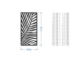 Wood Palm Leaf Lattice: Mandala Wall Art & Decor