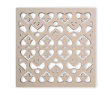 Wood Leaf Lattice: Mandala Wall Art & Decor