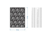 Wood Swirl Lattice: Mandala Wall Art & Decor