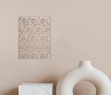 Wood Swirl Lattice: Mandala Wall Art & Decor