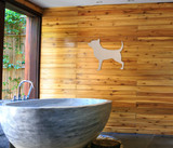 Wooden Dog Wall Art Silhouette Cutout - Chihuahua