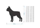 Wooden Dog Wall Art Silhouette Cutout - Boston Terrier