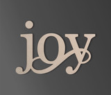 "Joy" Wall Art - Cutout, Home Decor
