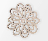 Wooden Flower Shape - Flower Cutout, Wall Art, Home Decor