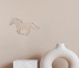 Wooden Shape Mustang Horse - Wooden Cutout, Wall Art
